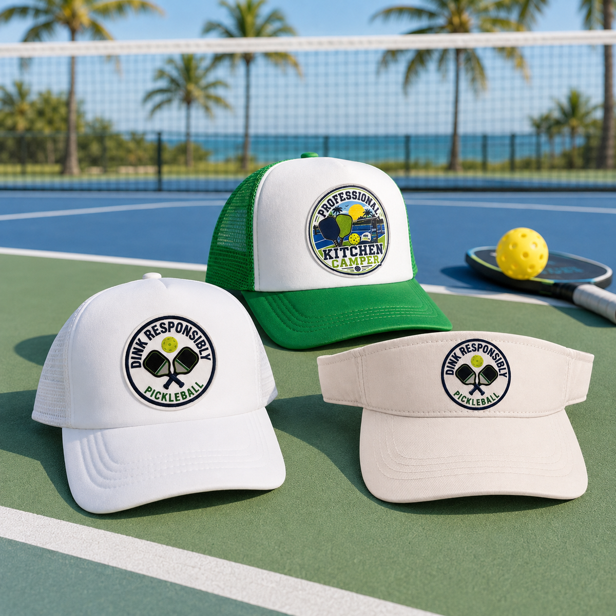 Dink Responsibly Pickleball Visor