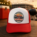 Professional Tailgate Athlete Foam Trucker Hat – Red & White Snapback
