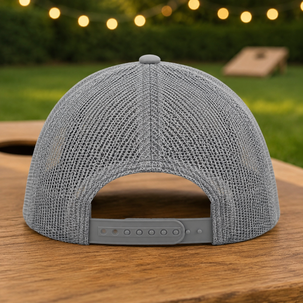 Professional Backyard Athlete Foam Trucker Hat – Gray Snapback