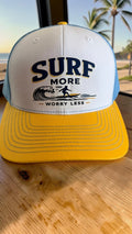 Surf More Worry Less Richardson Trucker Hat