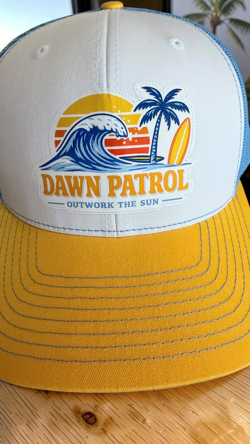 Dawn Patrol Outwork the Sun Trucker Hat