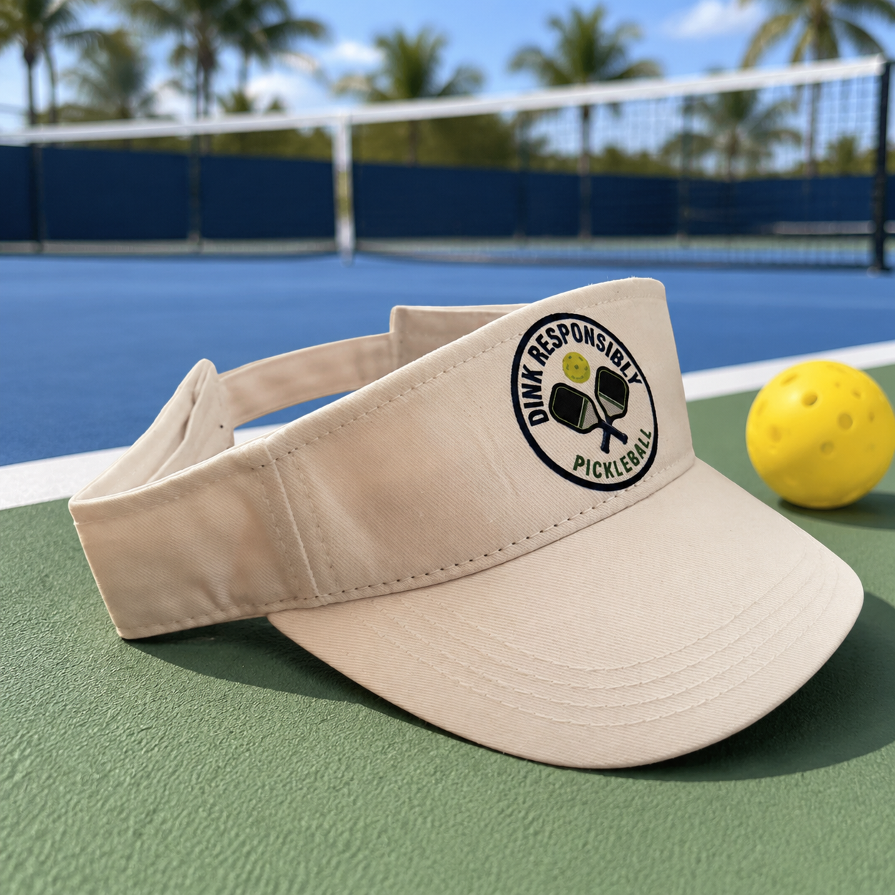 Dink Responsibly Pickleball Visor