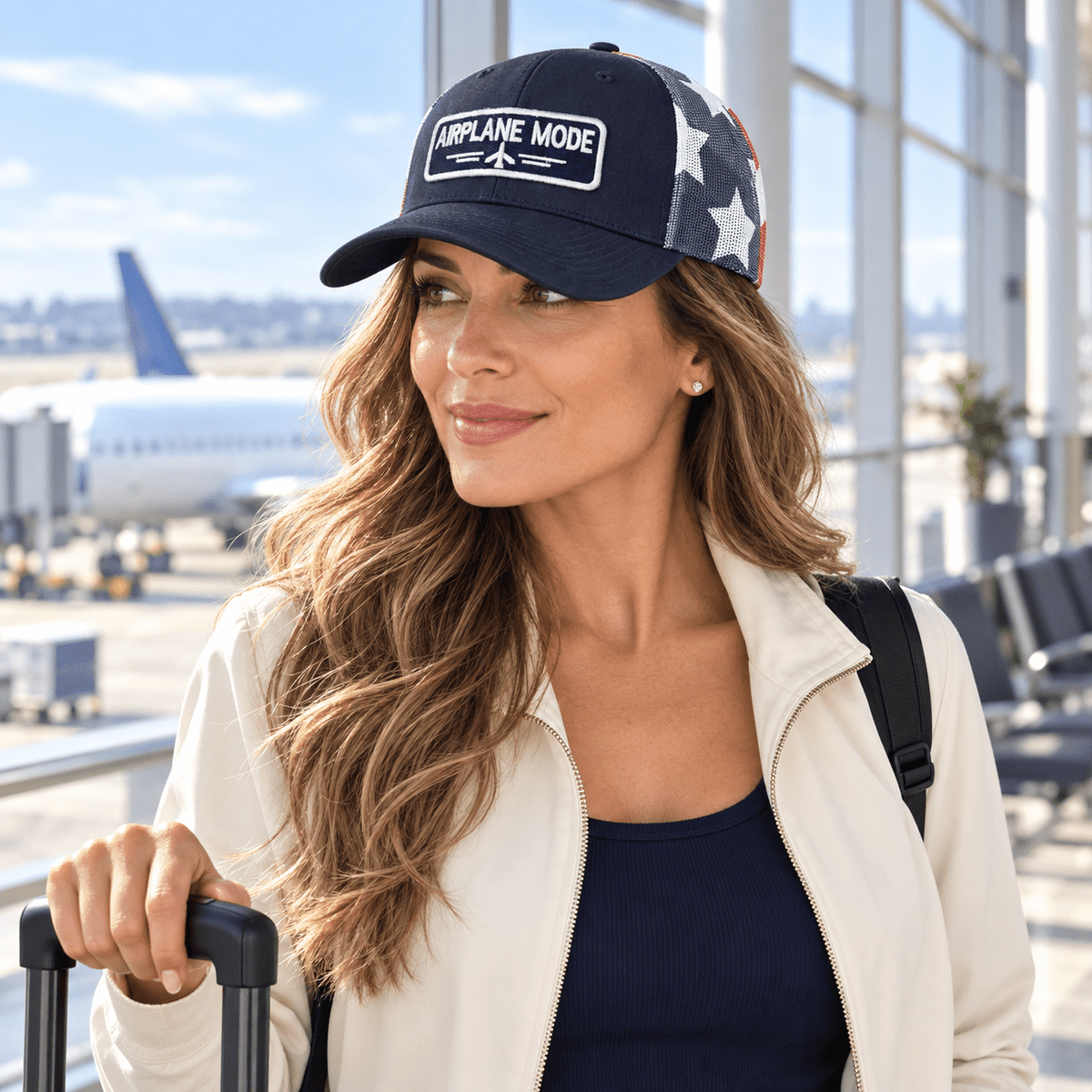 Airplane Mode Trucker Hat – Travel Snapback Hat - Knox Co
