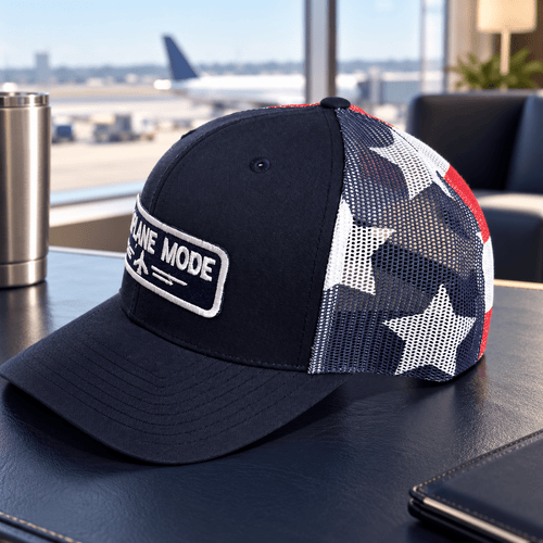 Airplane Mode Trucker Hat – Travel Snapback Hat - Knox Co