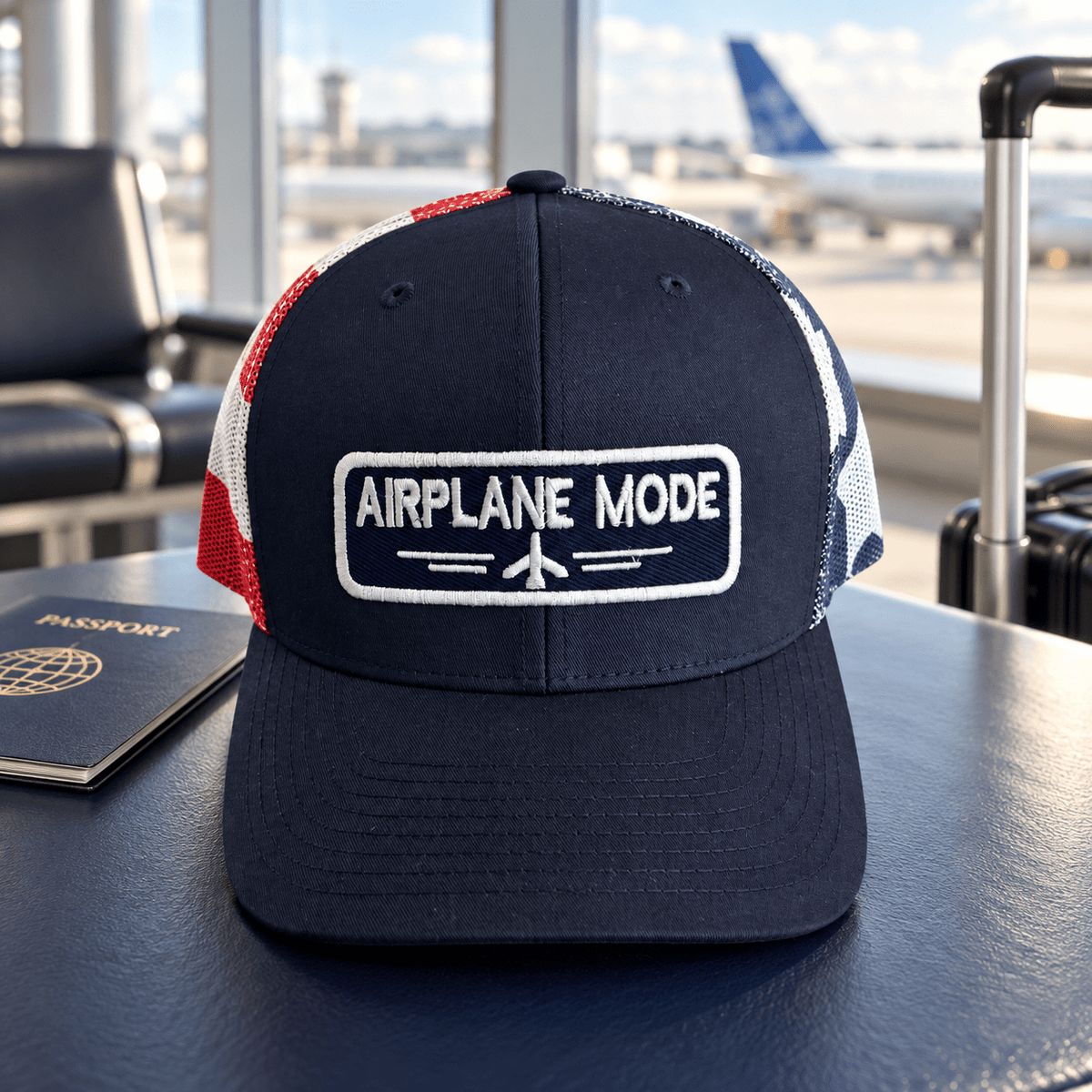 Airplane Mode Trucker Hat – Travel Snapback Hat - Knox Co