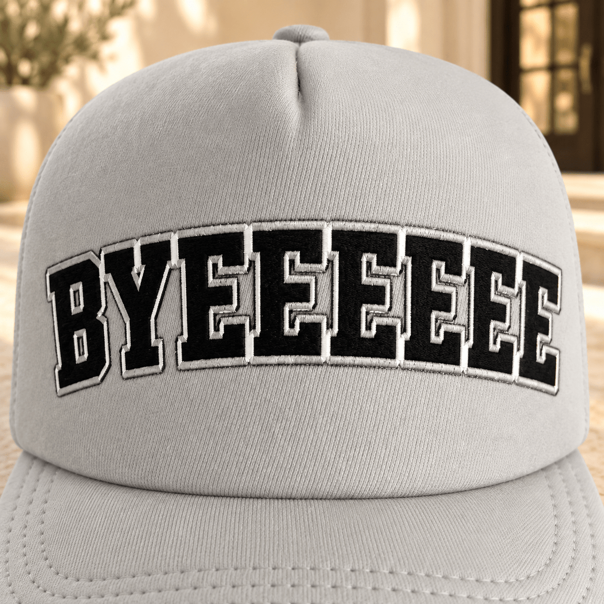 Bye Bye Hat Foam Trucker Hat – Funny Adjustable Snapback Cap for Fun and Style - Knox Co
