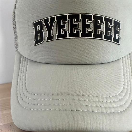 Bye Bye Hat Foam Trucker Hat, Funny Adjustable Snapback Cap With Breathable Mesh - Knox Co