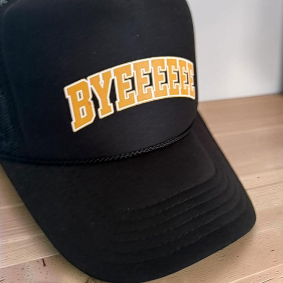 Bye Bye Hat Foam Trucker Hat, Funny Adjustable Snapback Cap With Breathable Mesh - Knox Co