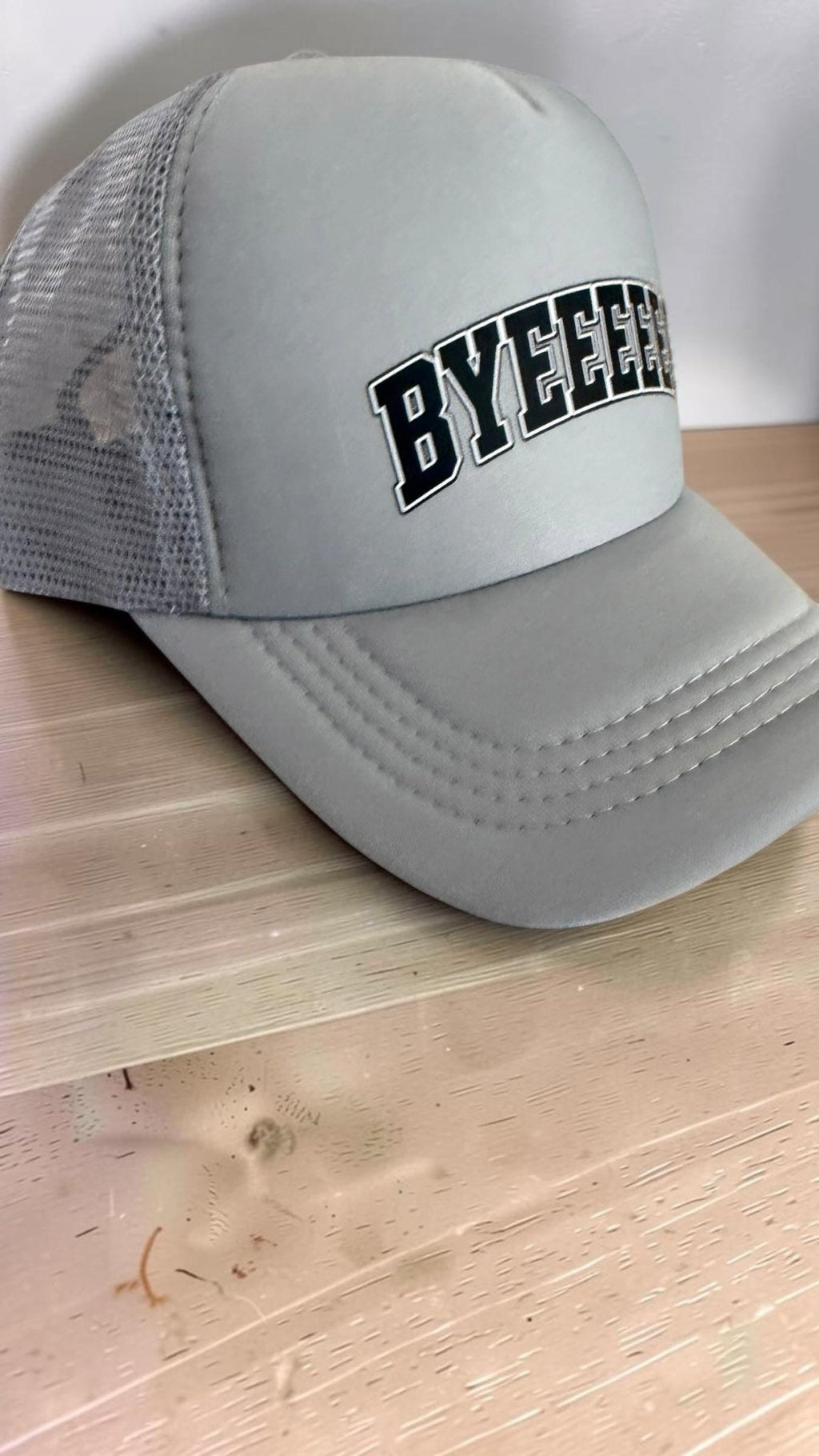 Bye Bye Hat Foam Trucker Hat, Funny Adjustable Snapback Cap With Breathable Mesh - Knox Co