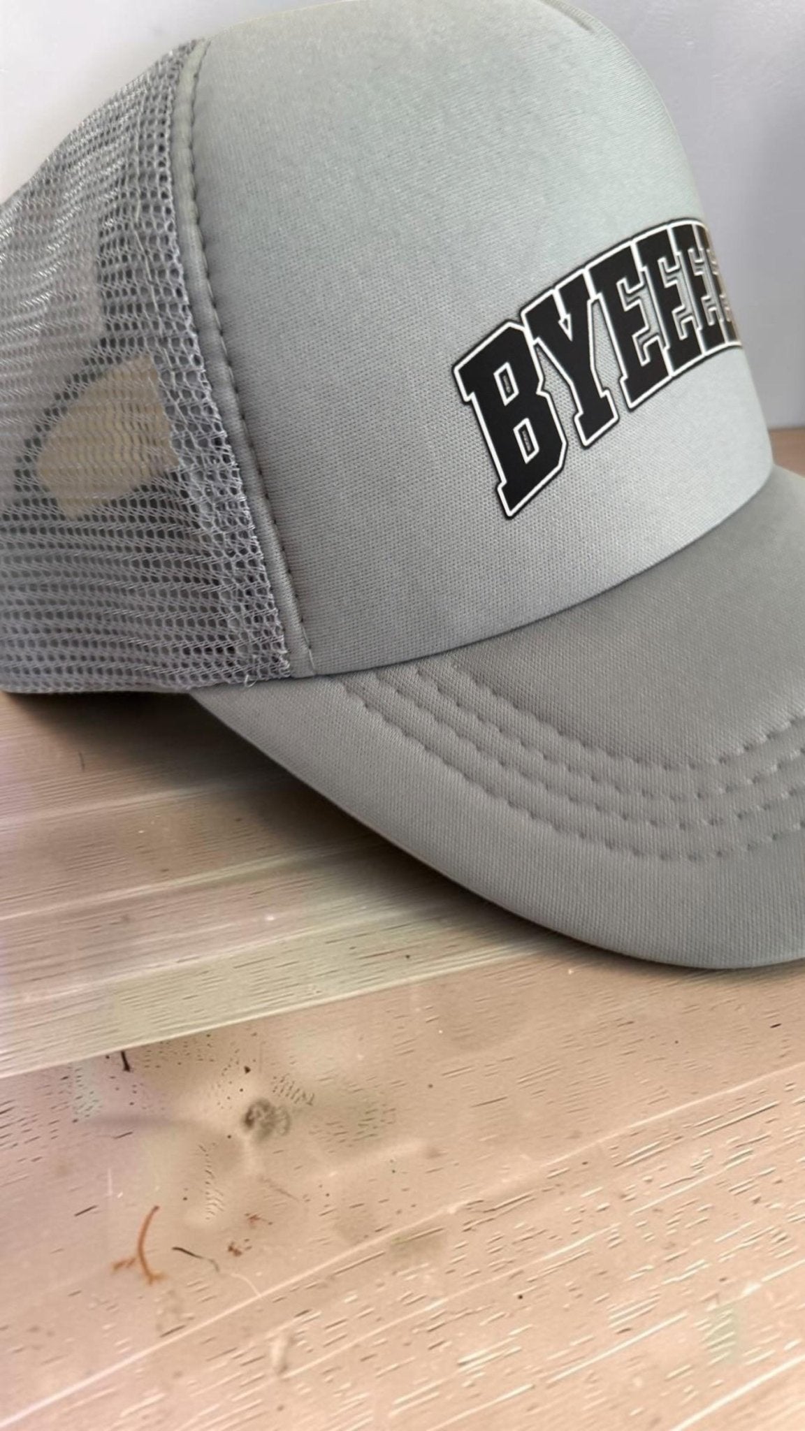 Bye Bye Hat Foam Trucker Hat, Funny Adjustable Snapback Cap With Breathable Mesh - Knox Co