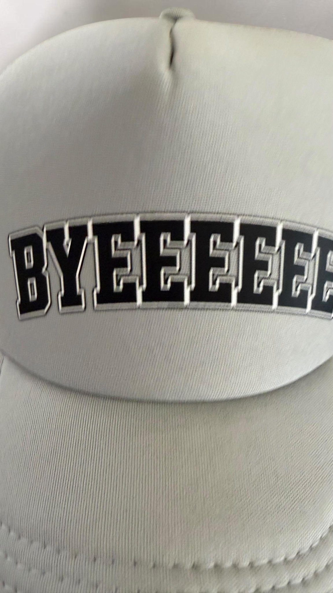 Bye Bye Hat Foam Trucker Hat, Funny Adjustable Snapback Cap With Breathable Mesh - Knox Co