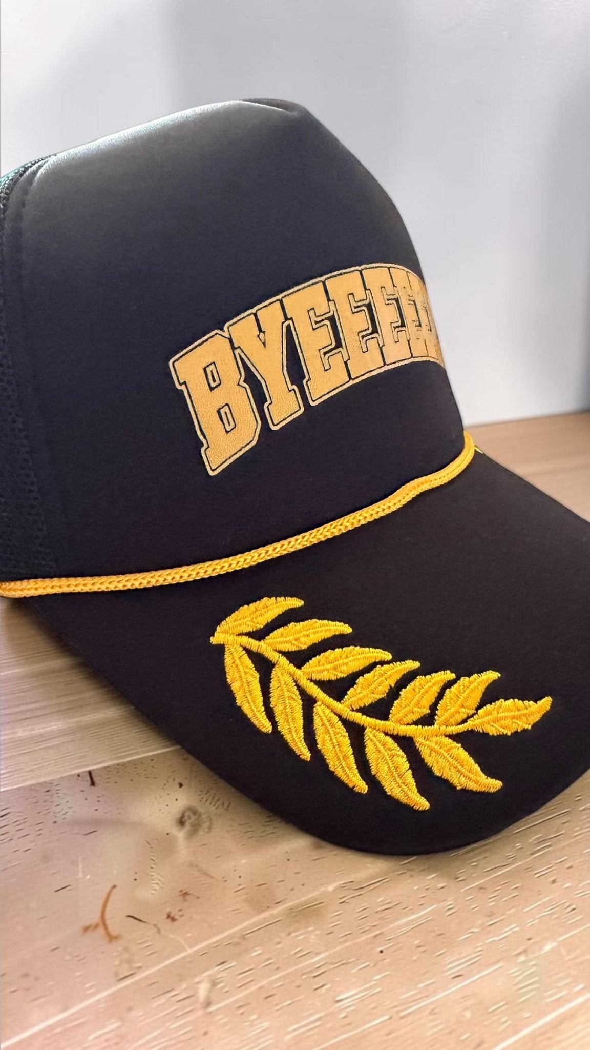 Bye Bye Hat Foam Trucker Hat, Funny Adjustable Snapback Cap With Breathable Mesh - Knox Co