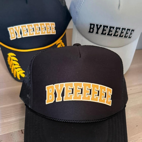 Bye Bye Hat Foam Trucker Hat, Funny Adjustable Snapback Cap With Breathable Mesh - Knox Co