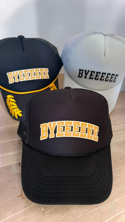 Bye Bye Hat Foam Trucker Hat, Funny Adjustable Snapback Cap With Breathable Mesh - Knox Co