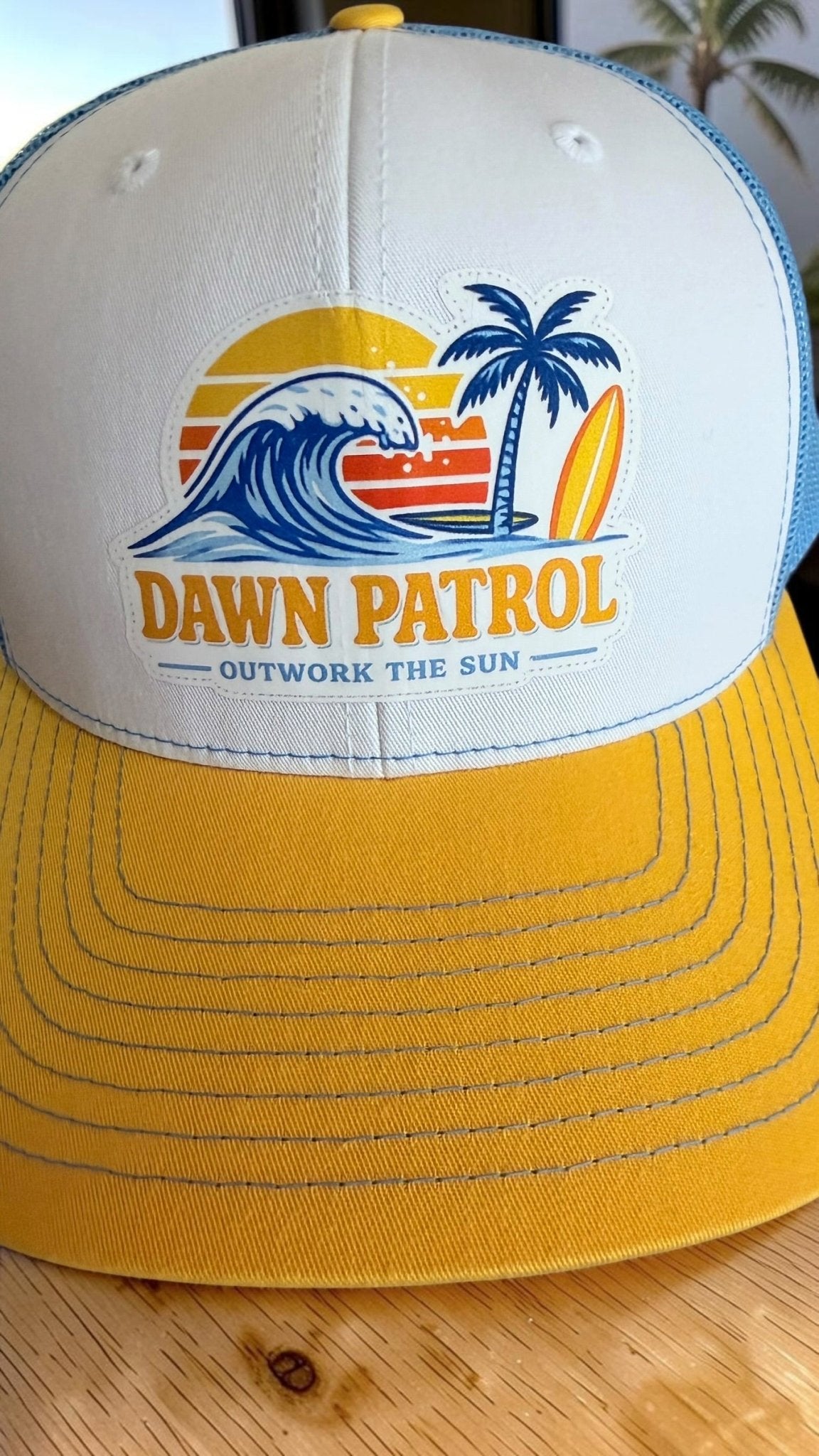 Dawn Patrol Outwork the Sun Trucker Hat - Knox Co