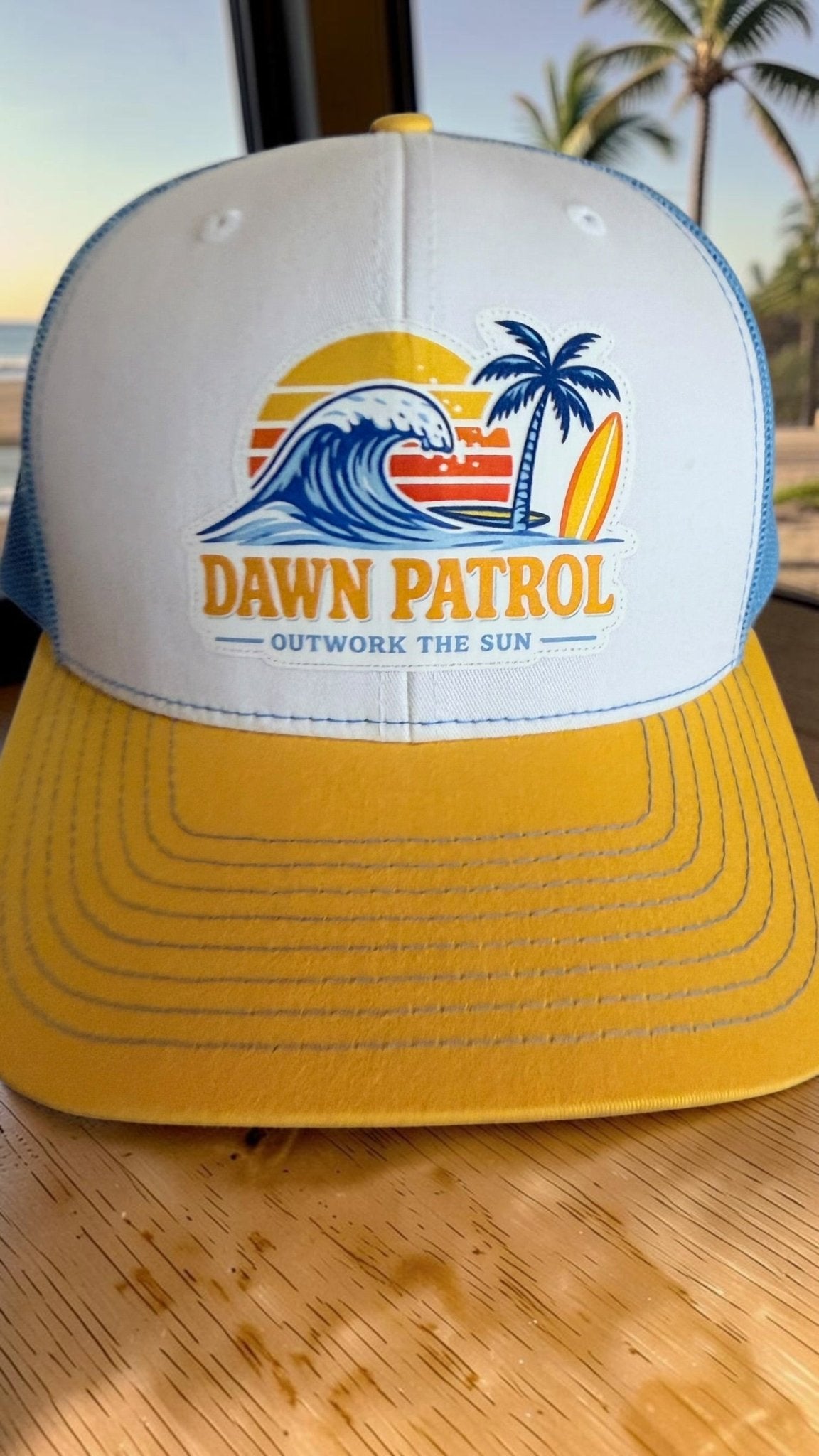Dawn Patrol Outwork the Sun Trucker Hat - Knox Co