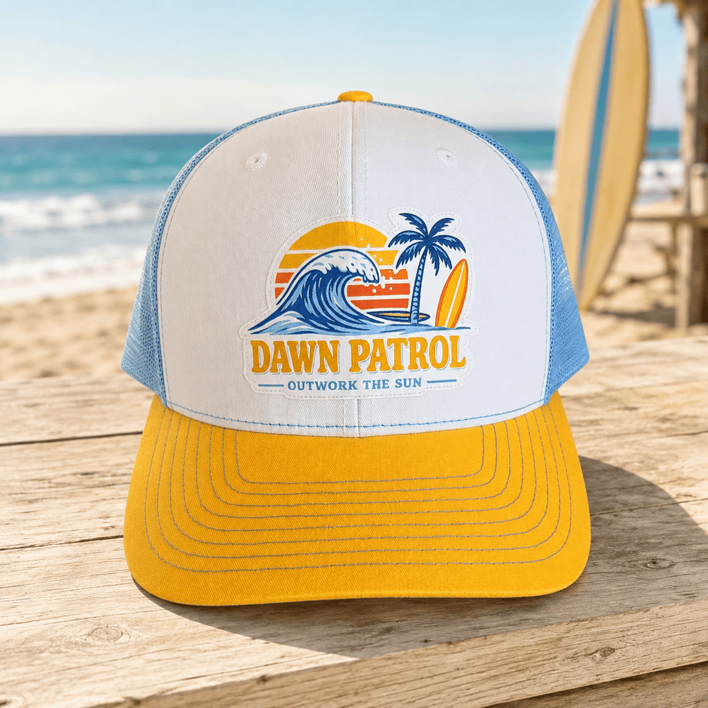 Dawn Patrol Trucker Hat – Elevate Your Sunrise Adventures - Knox Co
