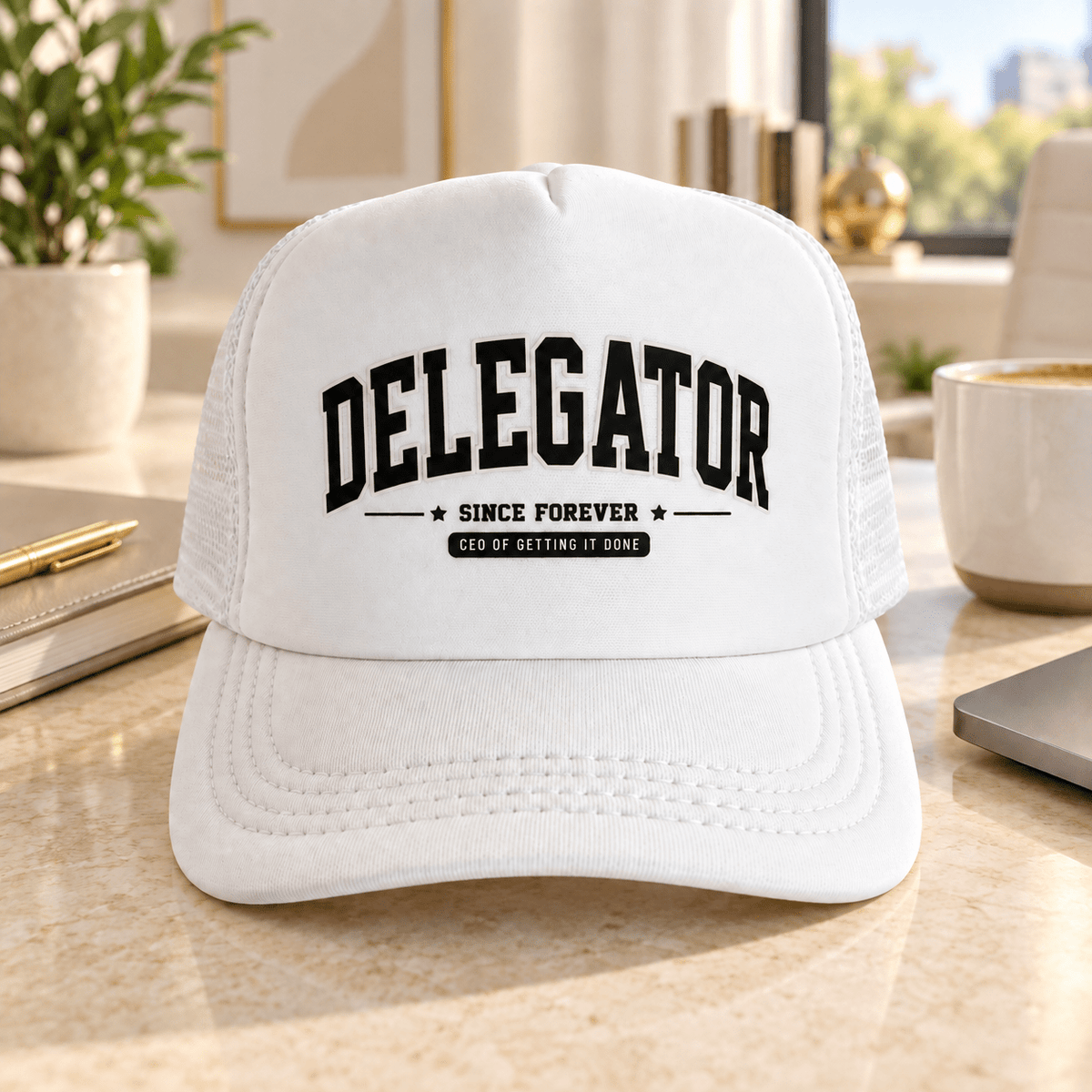 Delegator Trucker Hat – CEO of Getting It Done Snapback - Knox Co