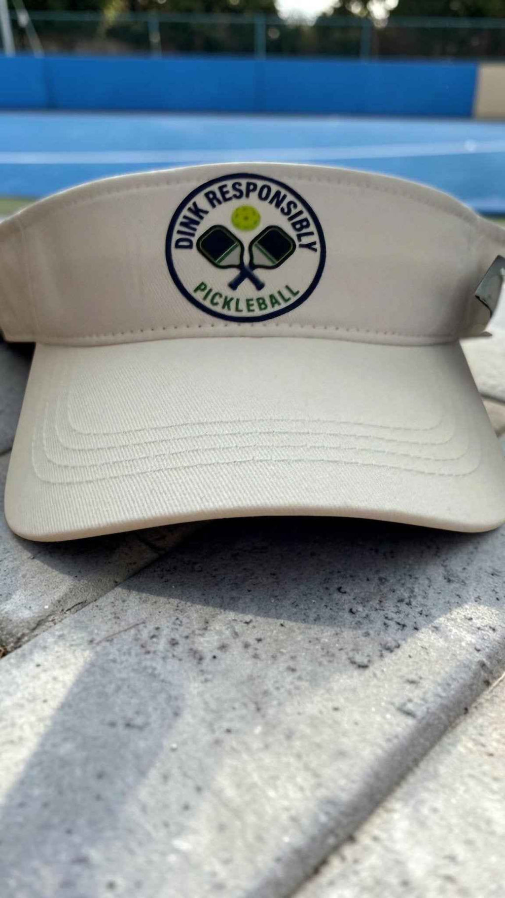 Dink Responsibly Pickleball Visor