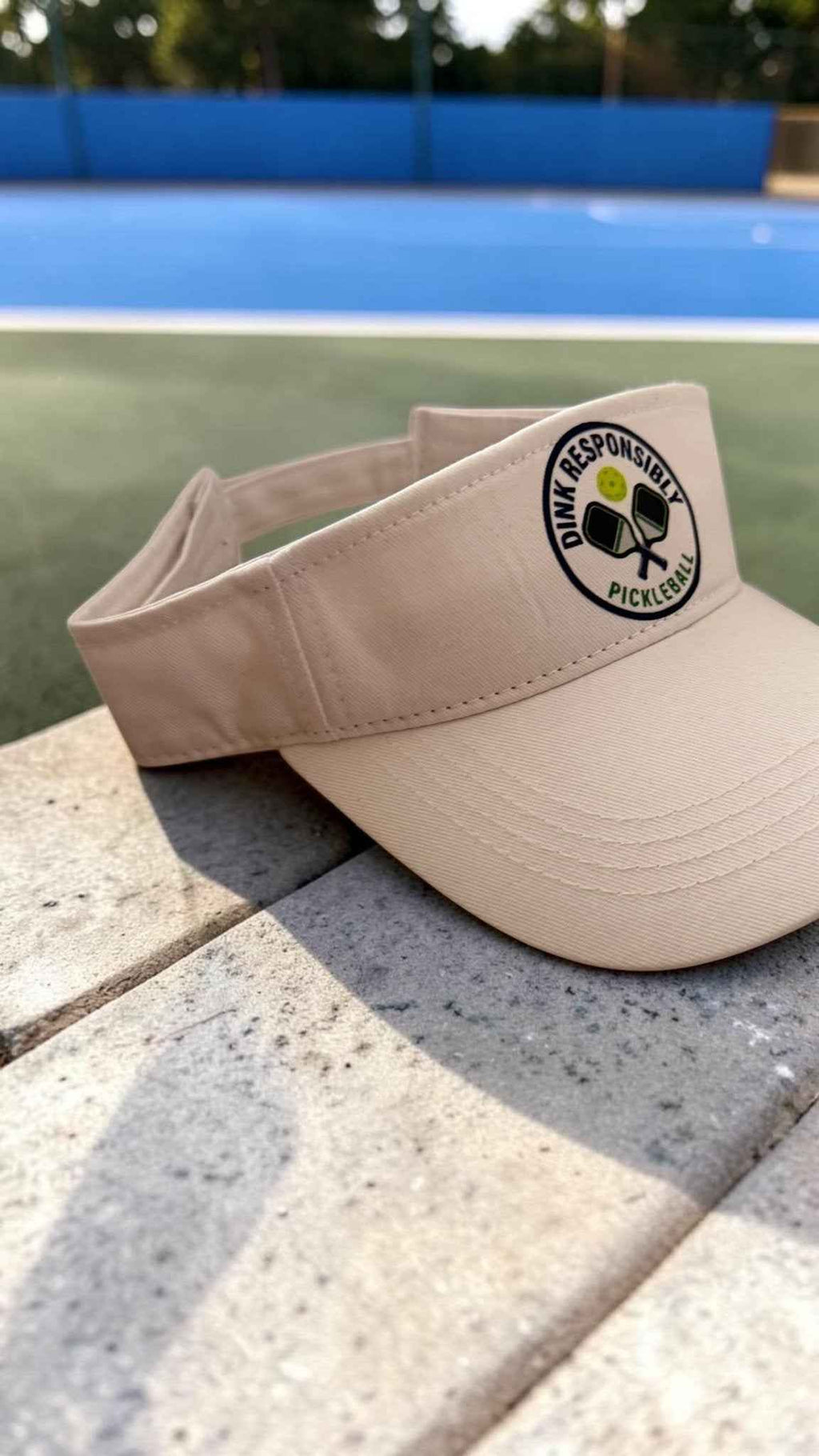 Dink Responsibly Pickleball Visor