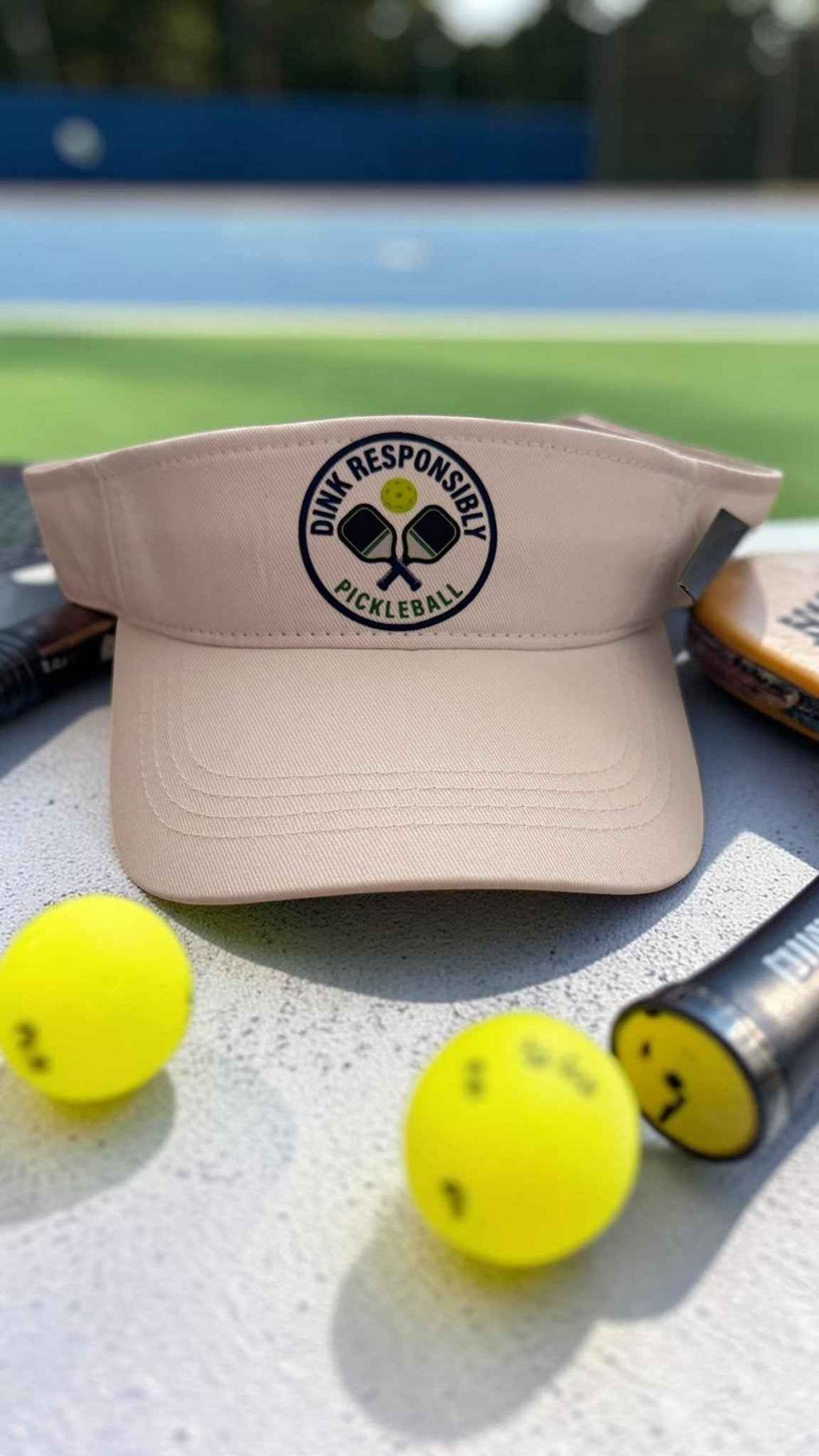 Dink Responsibly Pickleball Visor