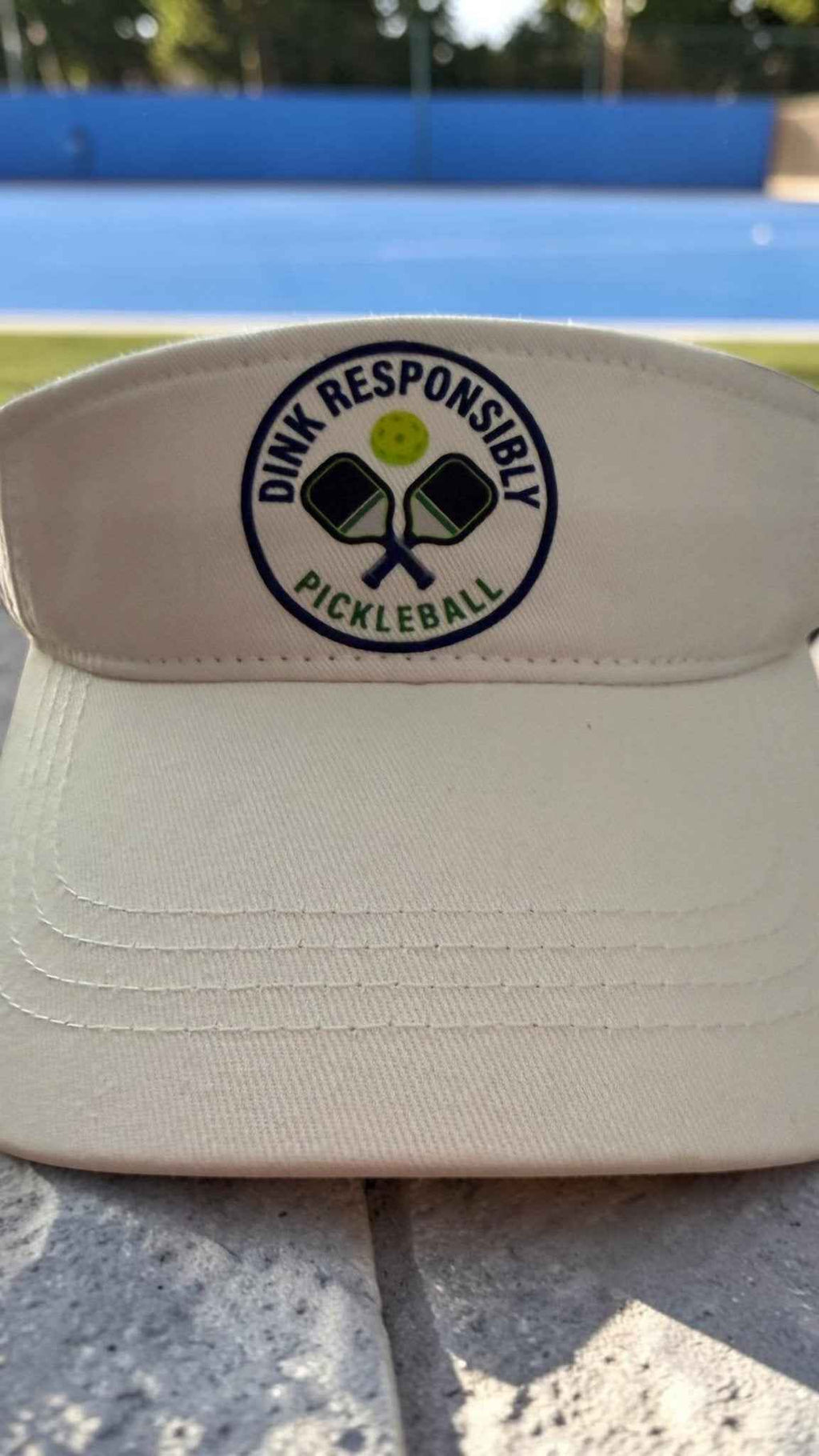 Dink Responsibly Pickleball Visor