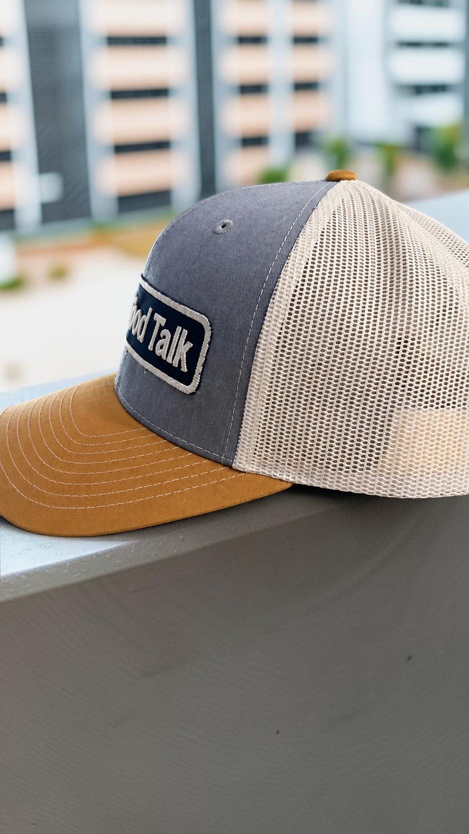 Good Talk Premium Richardson 112 Trucker Hat | Embroidered Patch Snapback - Knox Co
