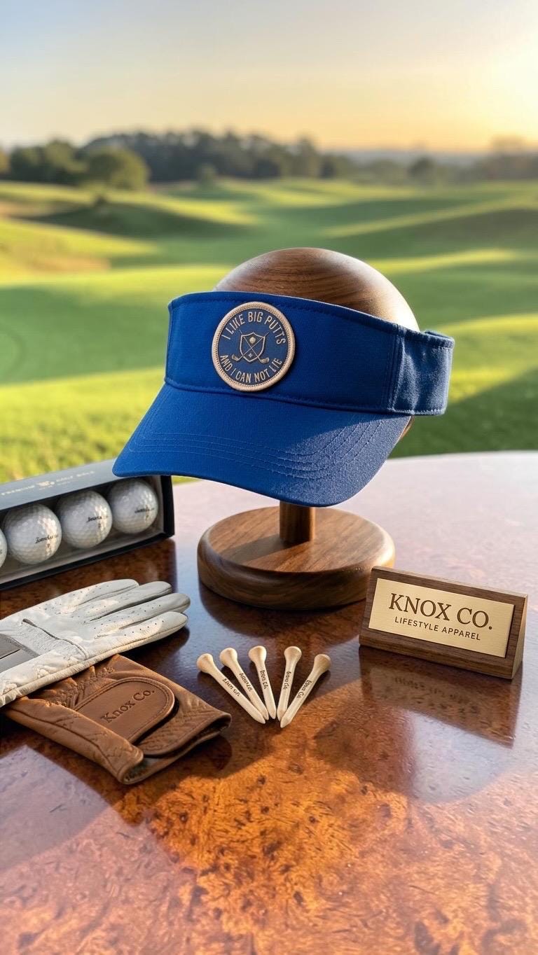 I Like Big Putts Golf Visor - Knox Co