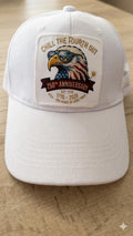 Patriotic Eagle Trucker Hat, USA 250th Anniversary Patch Cap, 1776-2026 Summer Wear