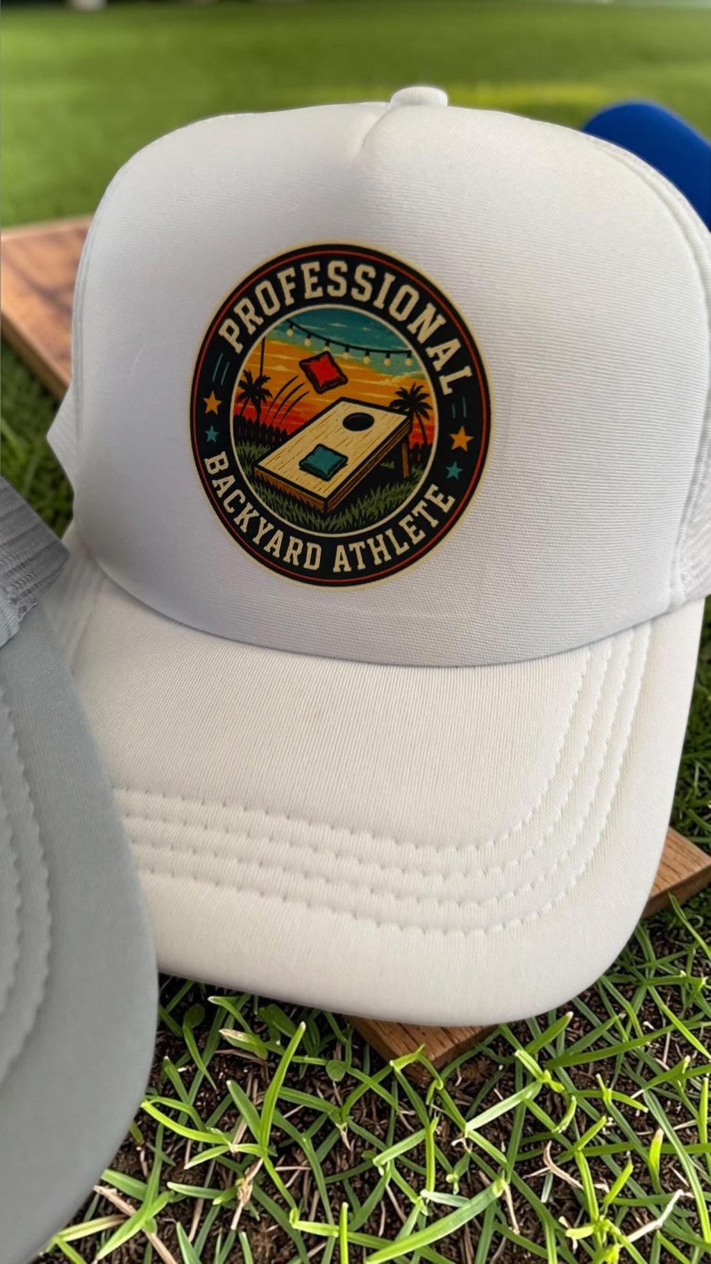 Professional Backyard Athlete™ Retro Cornhole Trucker Hat