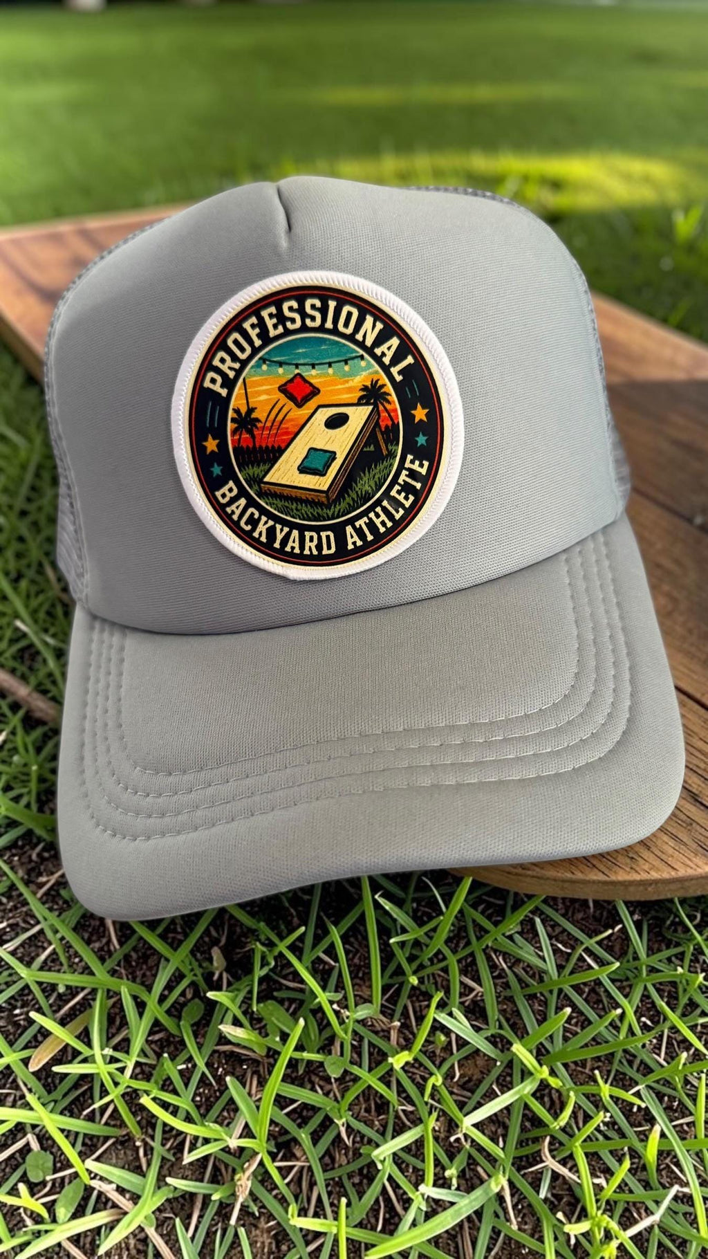 Professional Backyard Athlete™ Retro Cornhole Trucker Hat