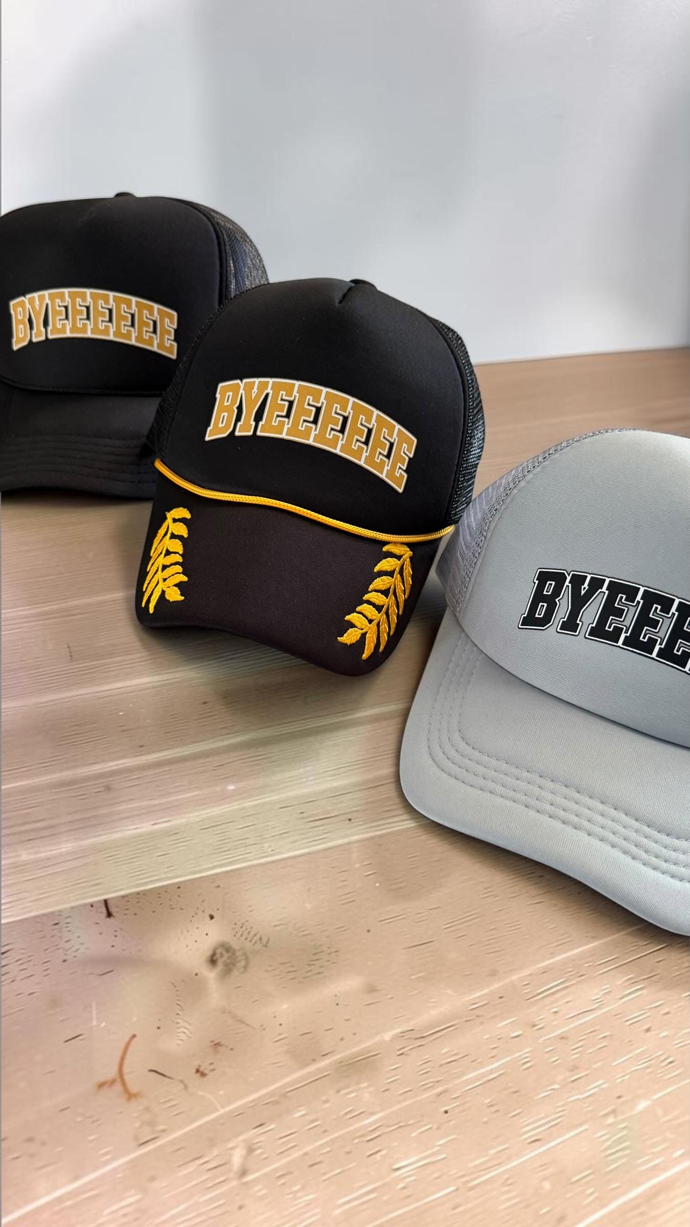 Funny BYEEEEE Trucker Hat | Viral Foam Trucker Hat | Funny Gift for He