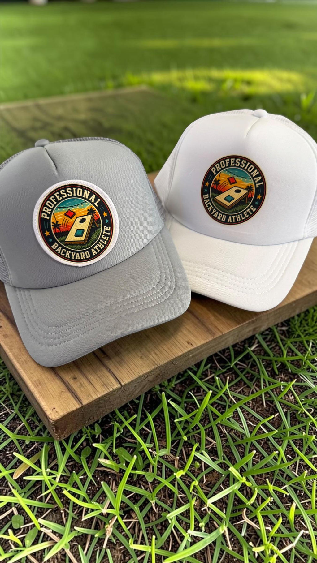 Professional Backyard Athlete™ Retro Cornhole Trucker Hat