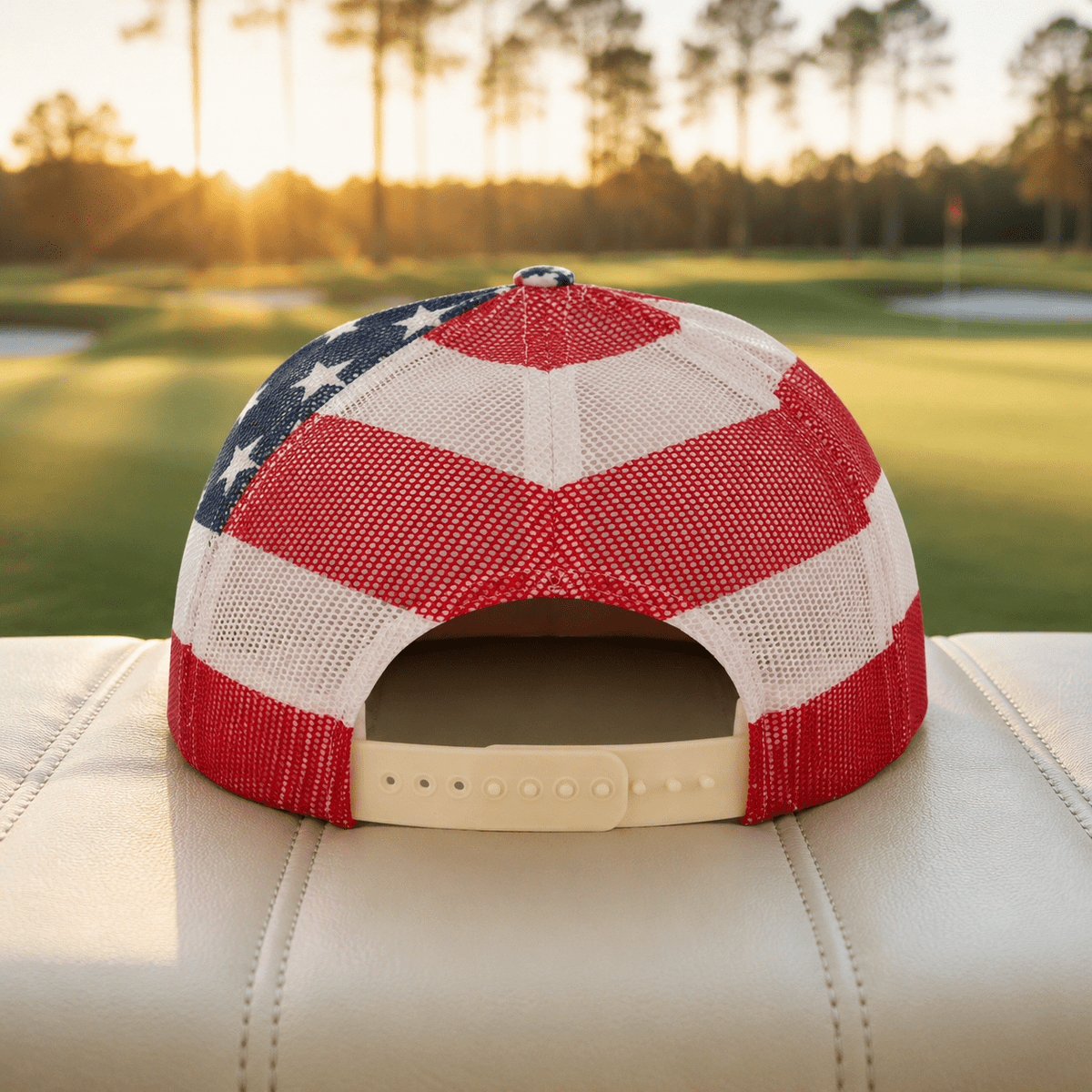 Patriotic Golf Trucker Hat: Elevate Your Game with Style - Knox Co