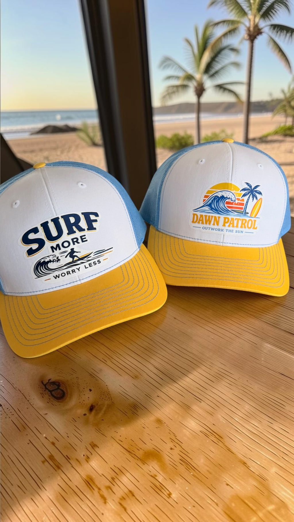 Dawn Patrol Outwork the Sun Trucker Hat