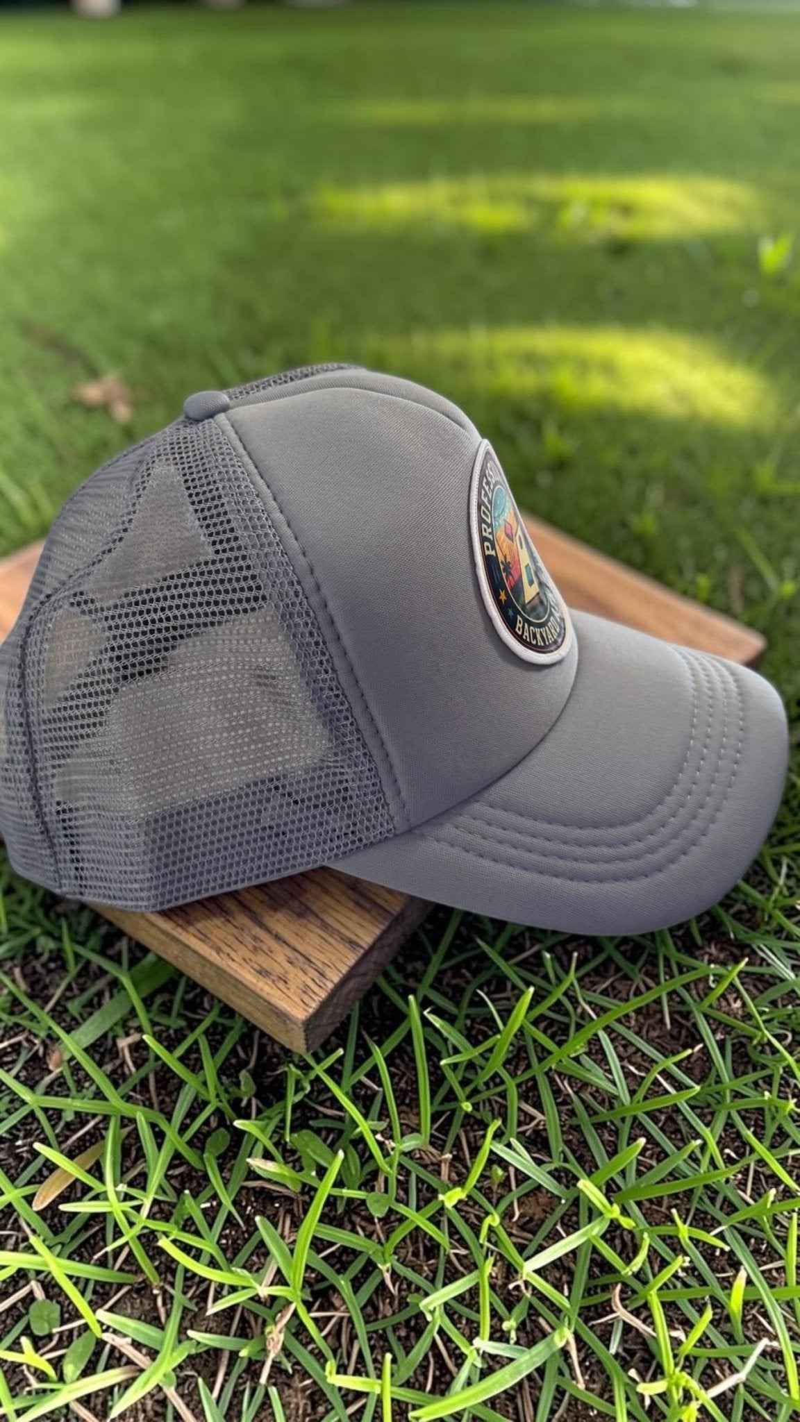 Elevate Your Game with the Retro Cornhole Trucker Hat