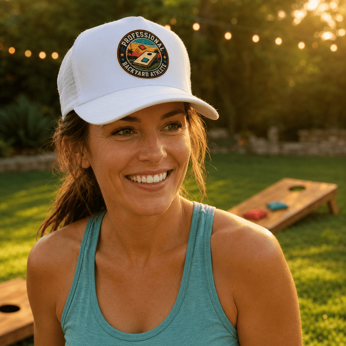 Unleash Your Competitive Spirit with the Professional Backyard Athlete Foam Trucker Hat - Knox Co